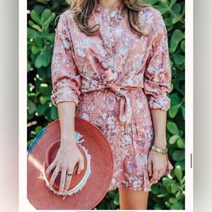 Perry Walker Collective top and skirt set sz M